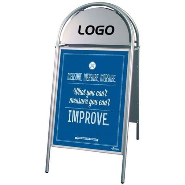 Expo Gotik Gatupratare/Top Sign Gatupratare - 70x100 cm - silver