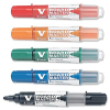 Pilot whiteboardpennor medium rund spets, 5-pack, R&ouml;d/Orange/Gr&ouml;n/Bl&aring;/Svart #1