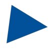 Magnet triangel 1x1 cm (180 st per ark) - Blå #1