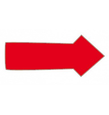 Magnetpil 1x2 cm (30 st per ark) - Röd