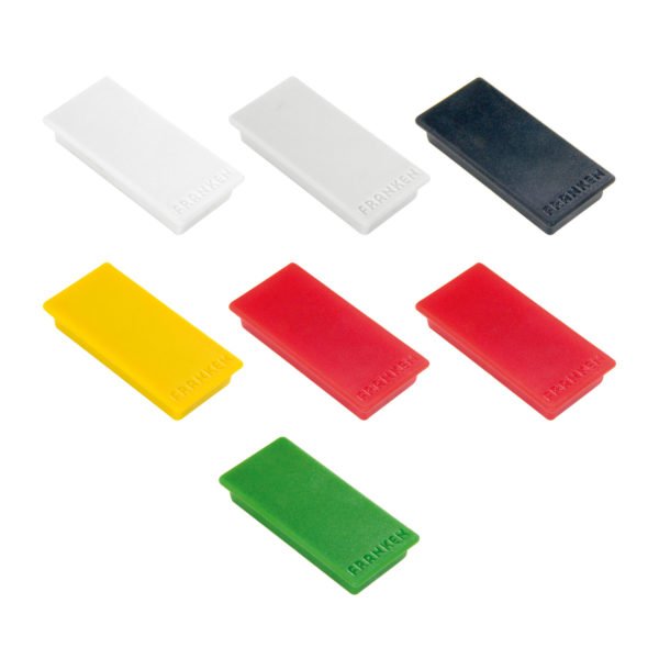 Magneter 23x50mm pakke med 10 stk. - Blandade