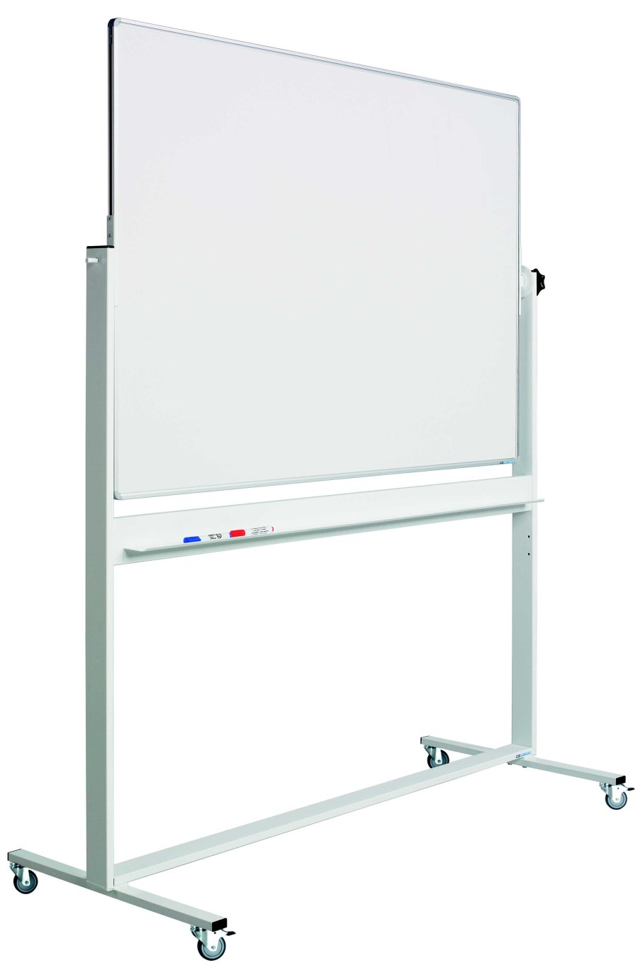 Svängbar tavla, whiteboard för intensivt bruk på mobilt stativ - 8 storlekar - 100x150 cm