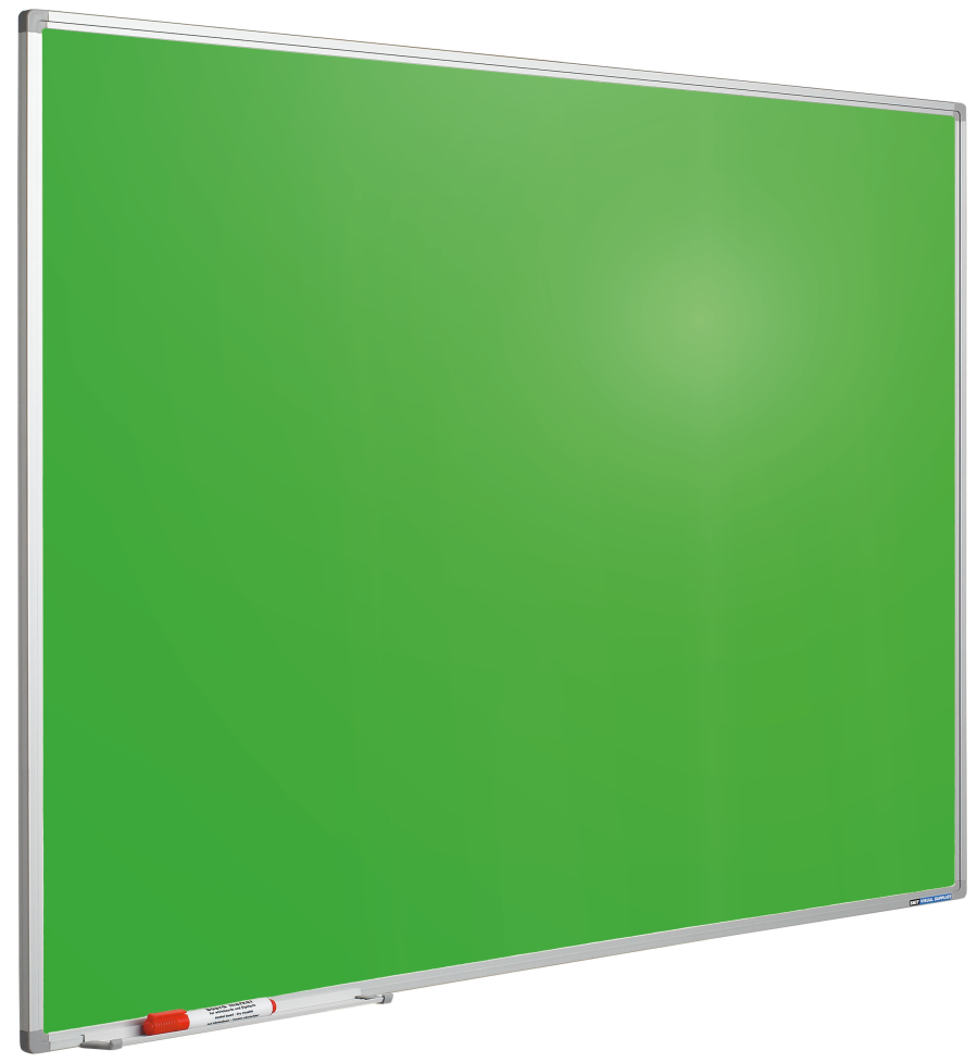 Whiteboardtavla med f&auml;rgad yta, Gr&ouml;n, 100 x 100 cm