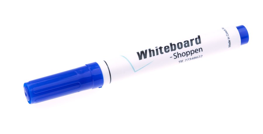 Tusch med rund spets, 1-3mm, bl&aring;