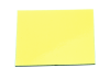 Magnetisk post-it, gul #1