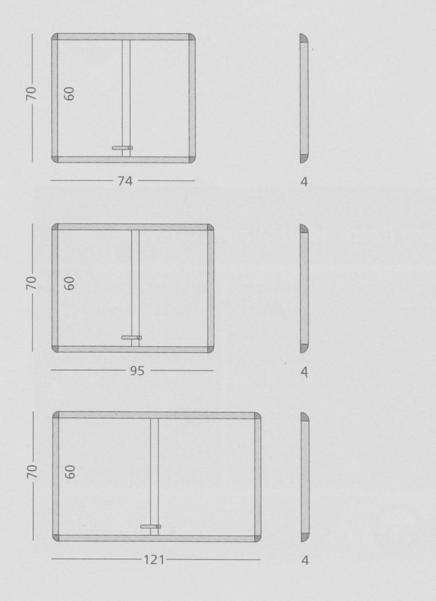 Outdoor magnetiskt menysk&aring;p med l&aring;s, Showcase, magnetisk, 70 x 74 cm