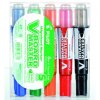 Pilot whiteboardpennor medium rund spets, 5-pack, R&ouml;d/Orange/Gr&ouml;n/Bl&aring;/Svart #2
