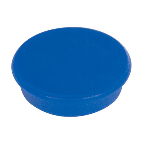 Magneter i paket med 10 st. - 32 mm - Blå