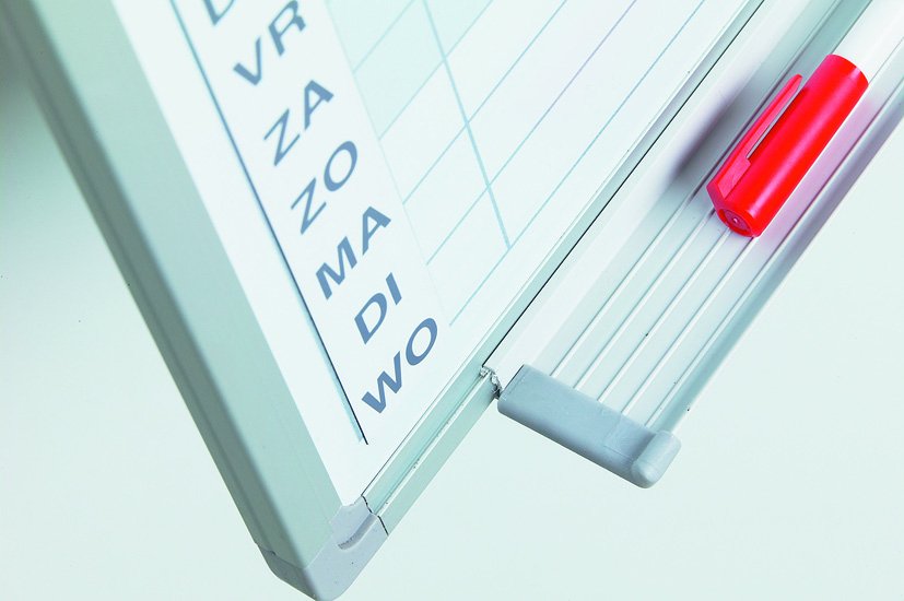 Planeringstavla med &aring;rskalender, inklusive datumremsa, 60 x 90 cm