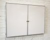 Whiteboard med 2 luckor (5 sidor), kan låsas - 60x90 cm (60x180 cm) - utan låsbeslag #4
