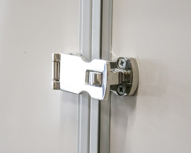 Whiteboard med 2 luckor (5 sidor), kan låsas - 60x90 cm (60x180 cm) - utan låsbeslag