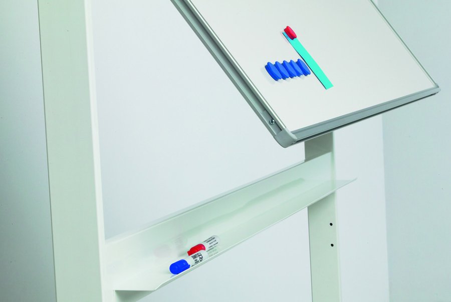 Svängtavla, whiteboard för intensivt bruk på mobilt stativ - 8 storlekar - 90x120 cm