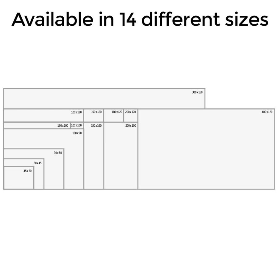 Whiteboard PRO emaljerad, 60x90cm