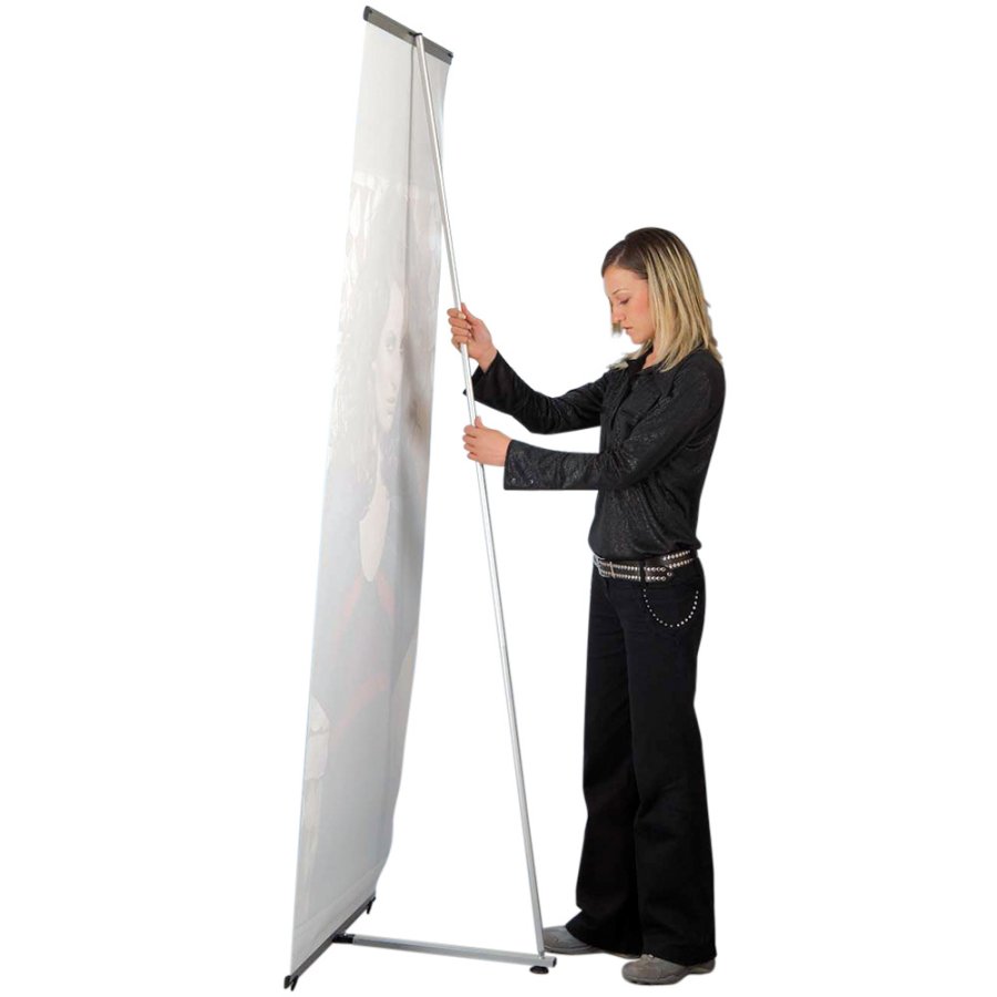 Quick L-Banner Enkeltsidet uden banner og print- 100x200cm