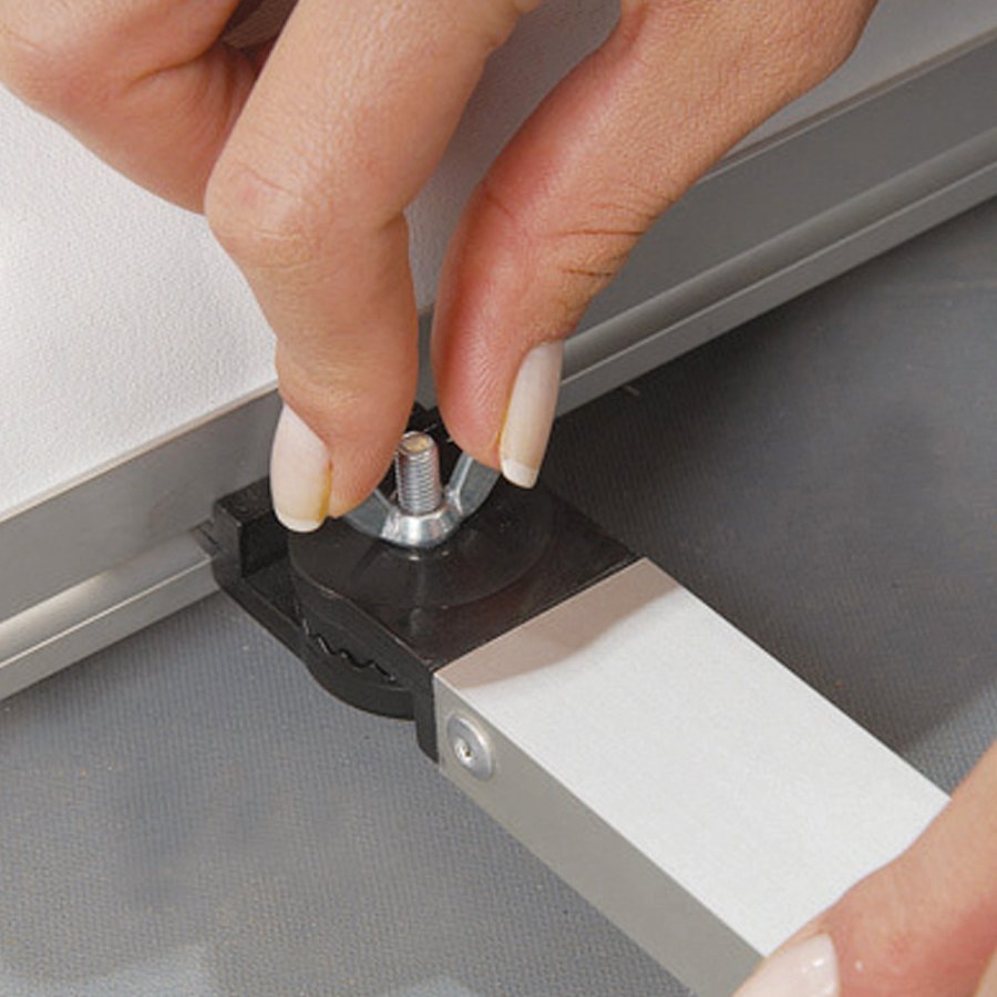 Quick L-Banner Enkeltsidet uden banner og print- 100x200cm