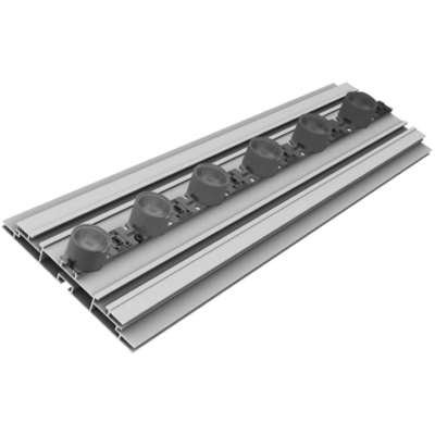 CROWN TRUSS 10 & 15 Textile Light Box, 200 x 200 cm, utan bas, Dubbelsidig