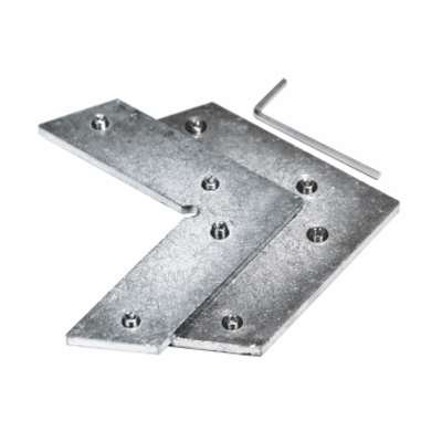 CROWN TRUSS 10 & 15 Textile Light Box, 200 x 200 cm, utan bas, Dubbelsidig