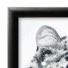 Snap frame Fast-Fix (med tape monteret på bagsiden, alu/sort RAL 9005, 25 mm, A5 #5