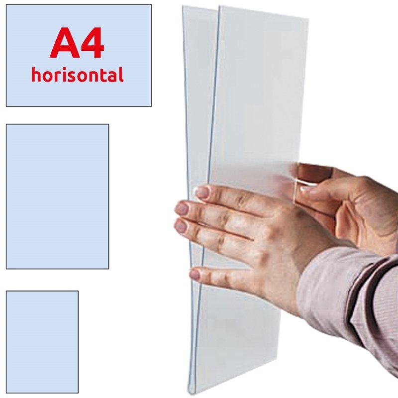 Design Stand, Akrylhållare A4, horisontell