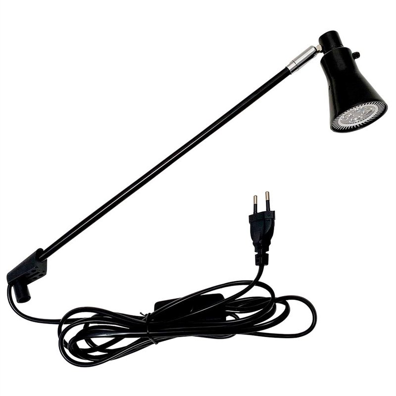 LED Spot Rund, svart, 10 Watt, för Roll-up