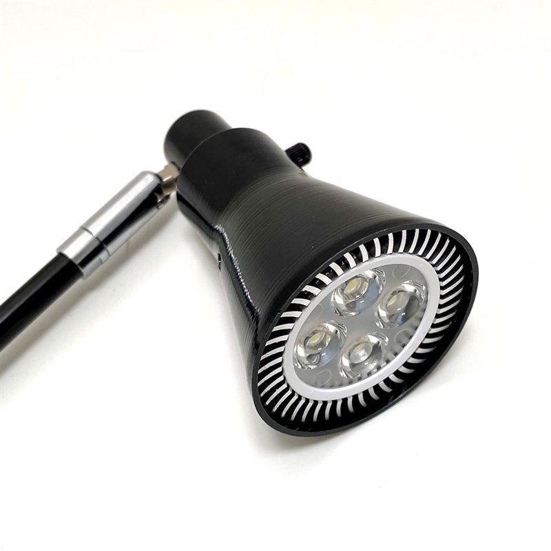 LED Spot Rund, svart, 10 Watt, för Roll-up