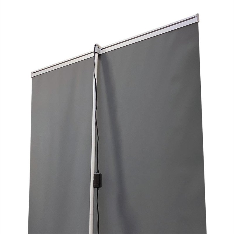 LED Spot Rund, silver, 10 Watt, för Roll-up