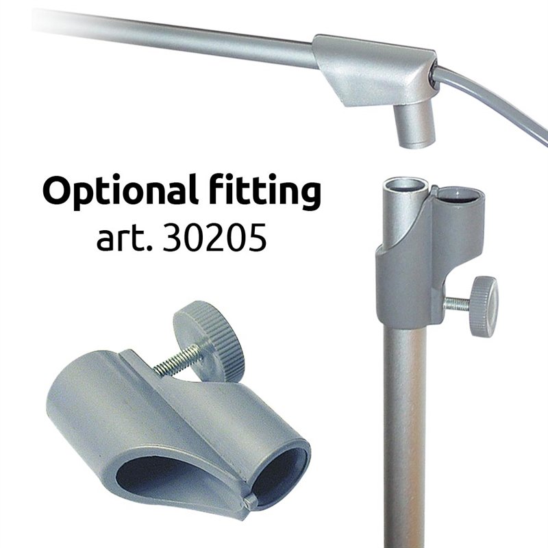 LED Spot Rund, silver, 10 Watt, för Roll-up