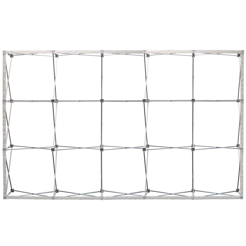 Pop-up Wall Textile, 5 x 3 sektioner messevæg
