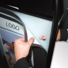 PET frontplatta m/magnet A1 (63x88cm) - Sort kant #3