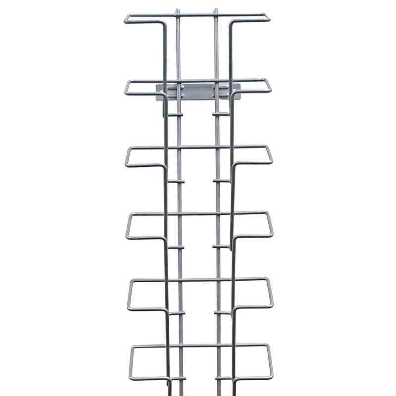 Wireholder Wall 9xA5 eller A6 Horisontell silver