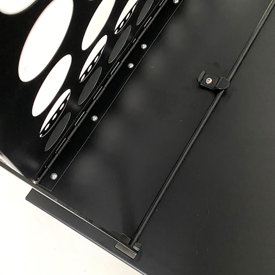 Basic Roll-up enkeltsidet - 80x200 cm - sort/krom