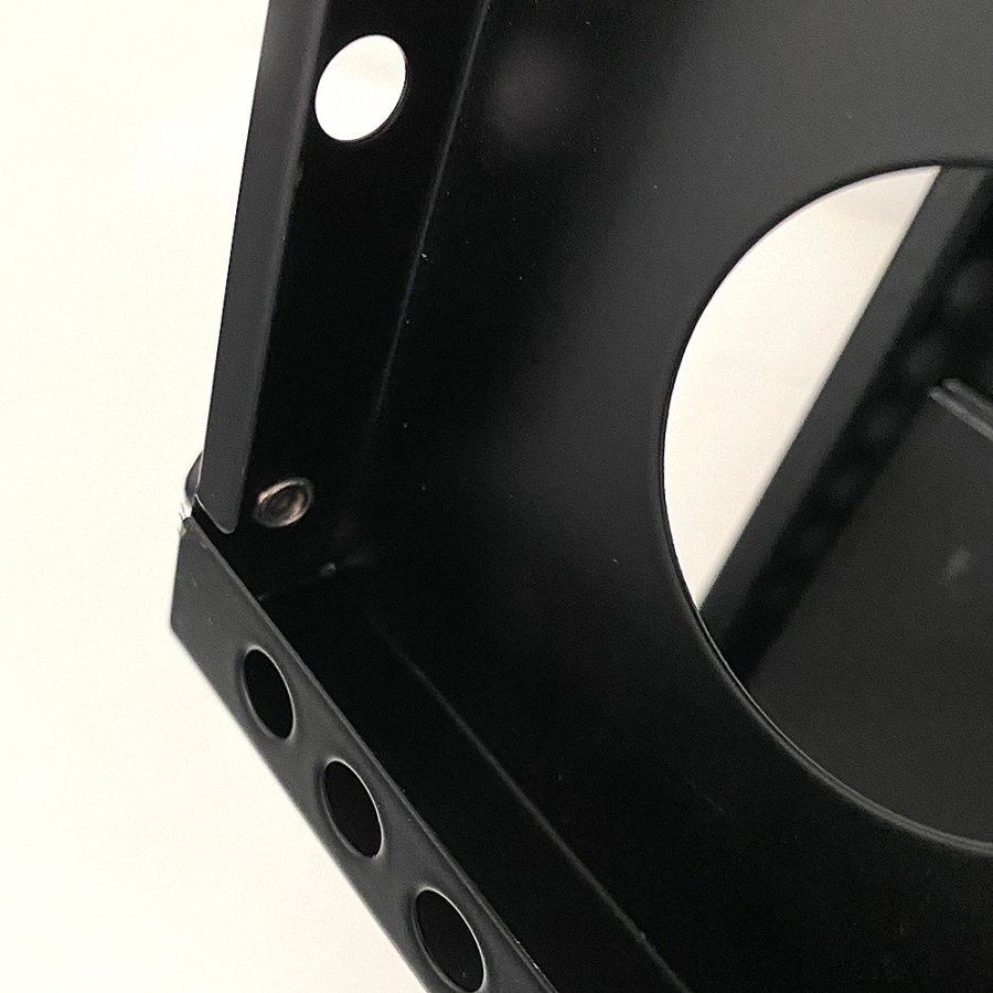 Basic Roll-up enkeltsidet - 80x200 cm - sort/krom