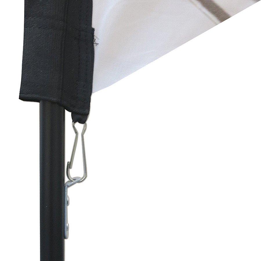 Svarta stolpar för beachflaggaa, Outdoor Drop Flag, Small