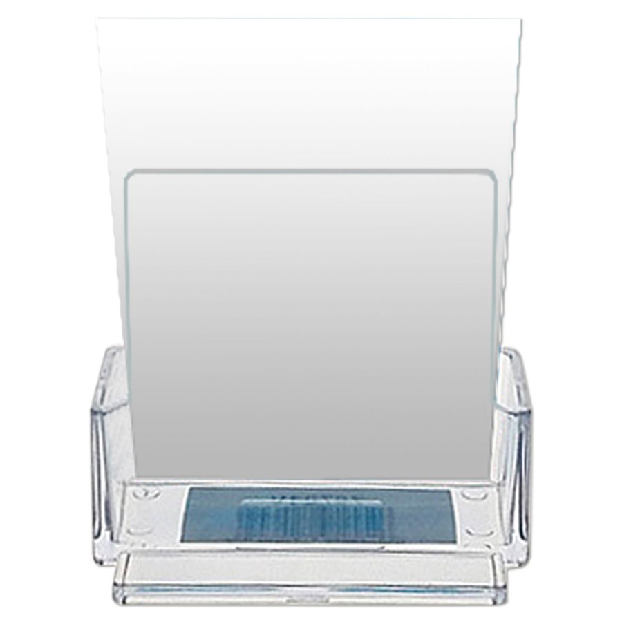 Visitkortshållare, vertikal, transparent