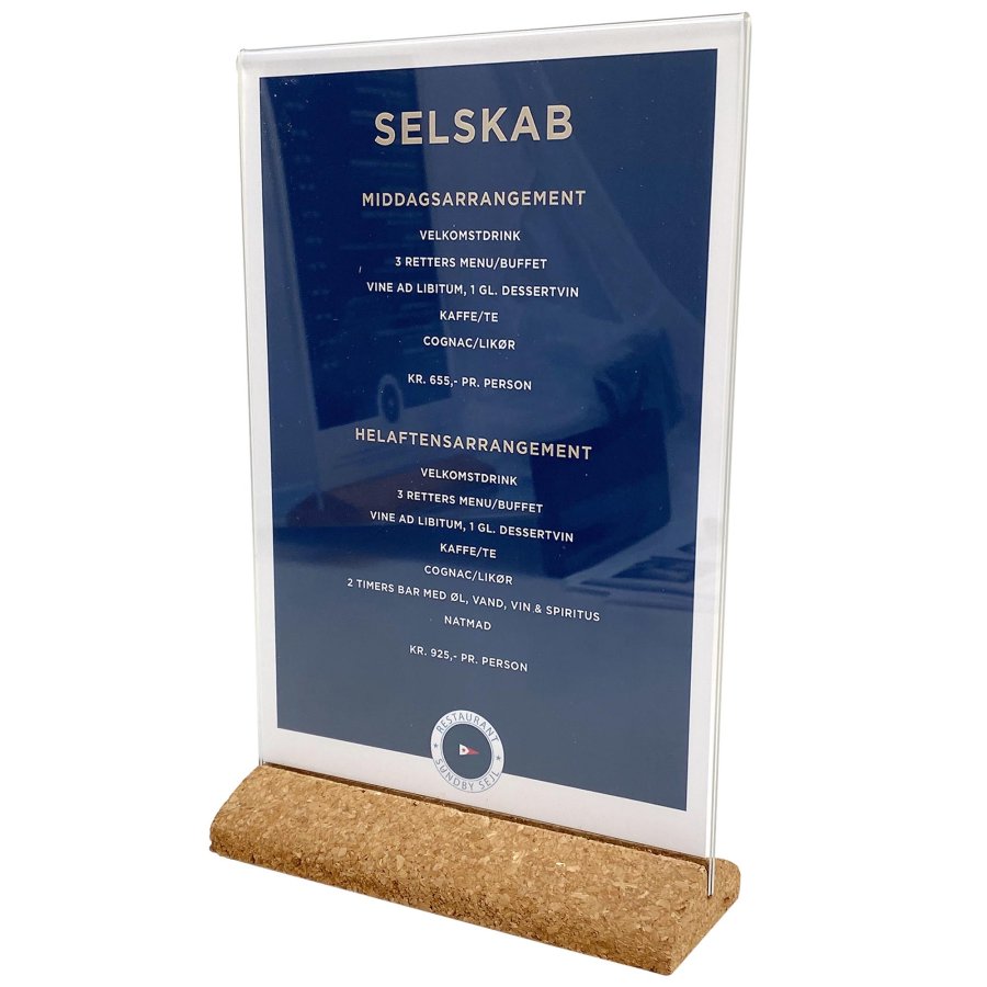 Menyh&aring;llare, kork, A5 - 14,8 x 21 cm