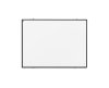 Stilren Svart Whiteboard i Keramiskt Material med Aluminiumram - 45x60 cm #1