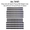 6 topp och 6 botten rem komplett set för POP-UP WALL Rak 3x4 med klämmor #1