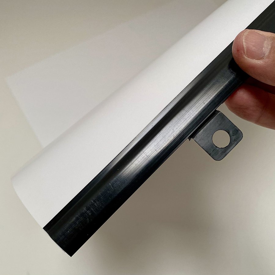 Affischlister i svart med upph&auml;ngnings&ouml;glor - Set med 2, A4