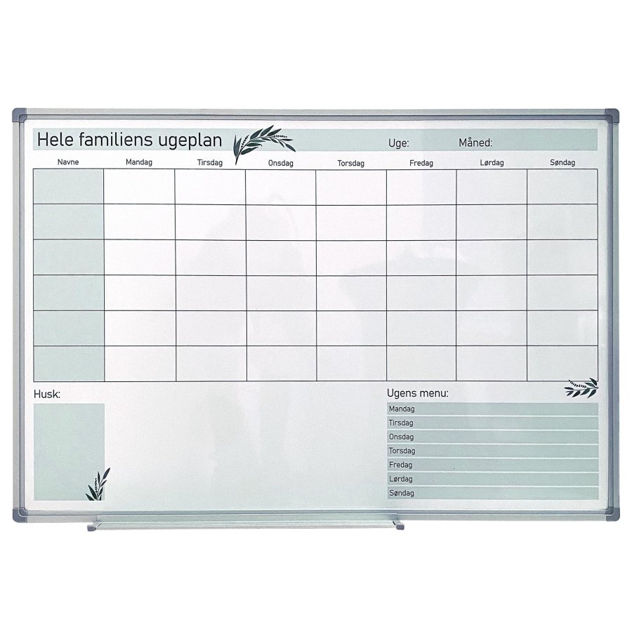Stor Familjens Veckokalender 60x90cm - H�ll Koll p� Veckans Aktiviteter