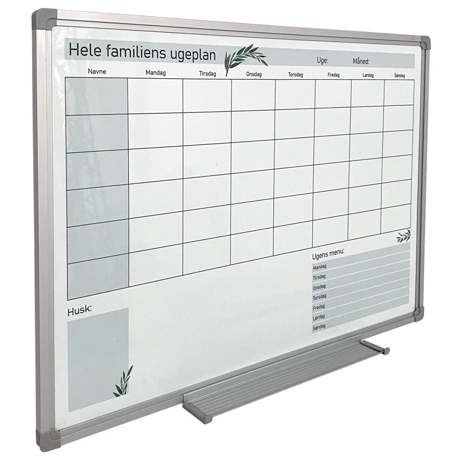 Organisera Familjens Vecka med V�ggkalender - 45x60cm