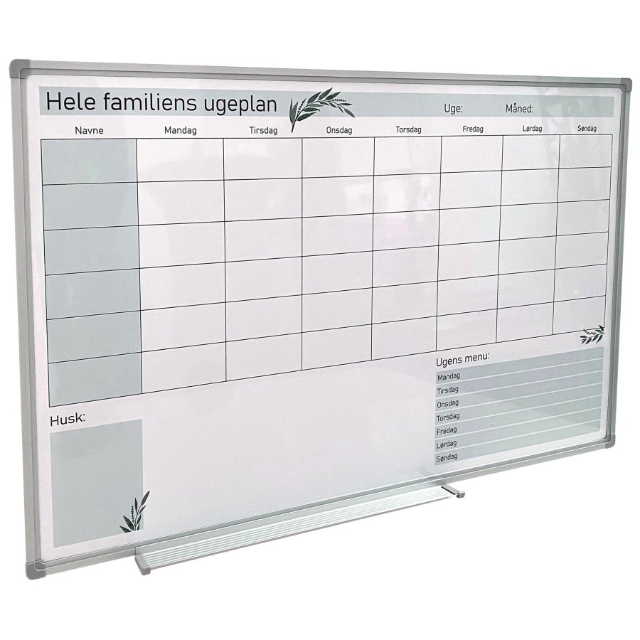 Stor Familjens Veckokalender 60x90cm - H�ll Koll p� Veckans Aktiviteter