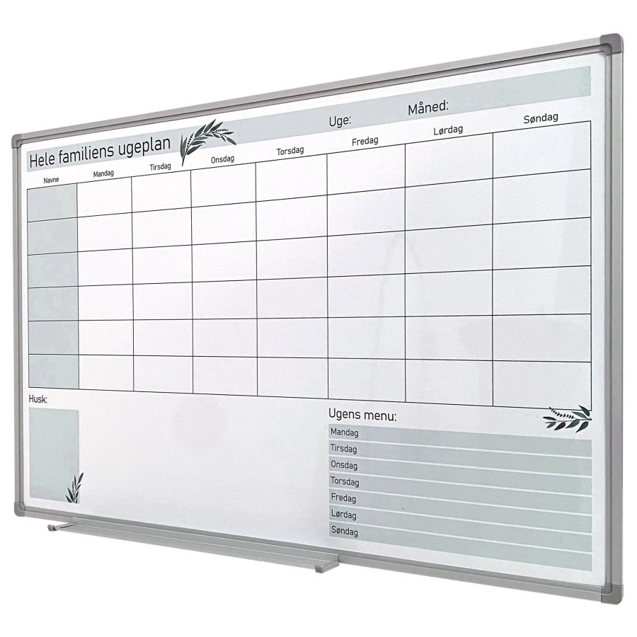 Stor Familjens Veckokalender 60x90cm - H�ll Koll p� Veckans Aktiviteter