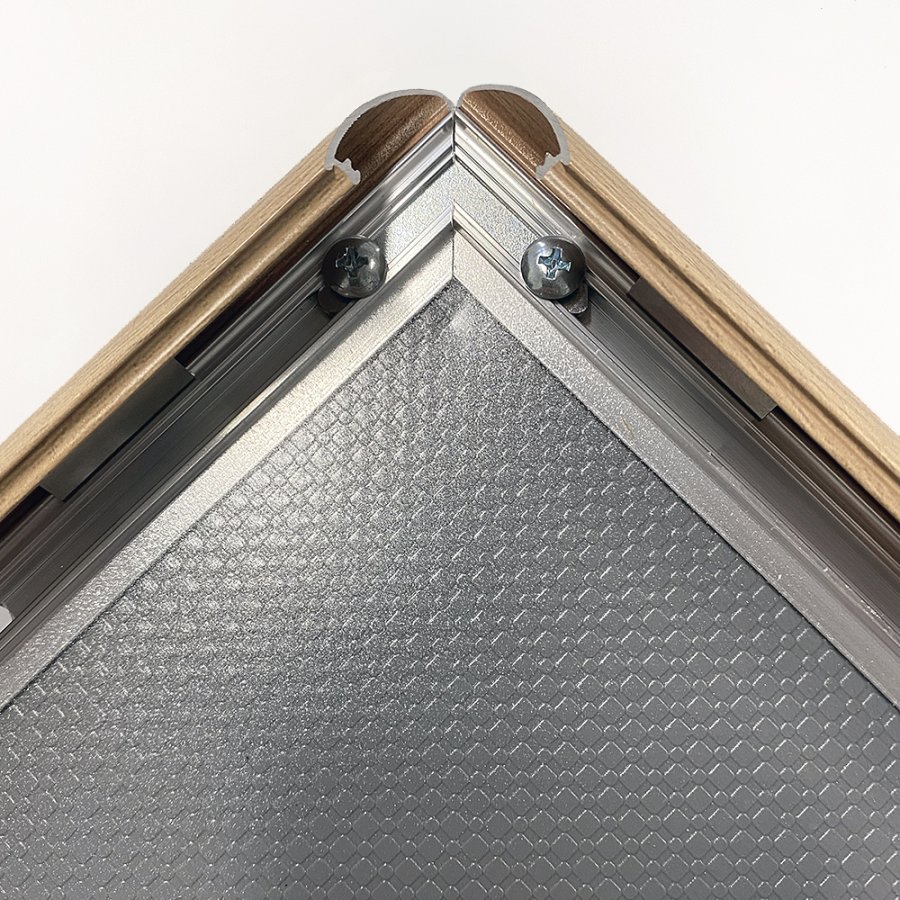 Alu Snapram 25 mm A1 i Ljust Trälook - Perfekt för Presentationer