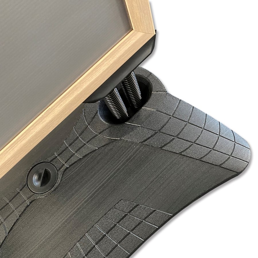 V&auml;derbest&auml;ndig Wind-Pro Gatuskylt i Svart/Ljust Tr&auml; - Storlek A1