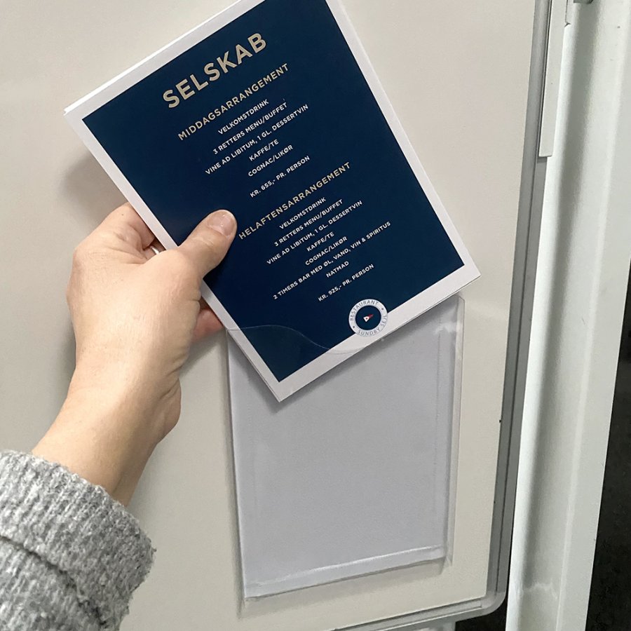 Magnetkassett 1 cm djup A5 Portr&auml;tt 21 x 14,8 cm