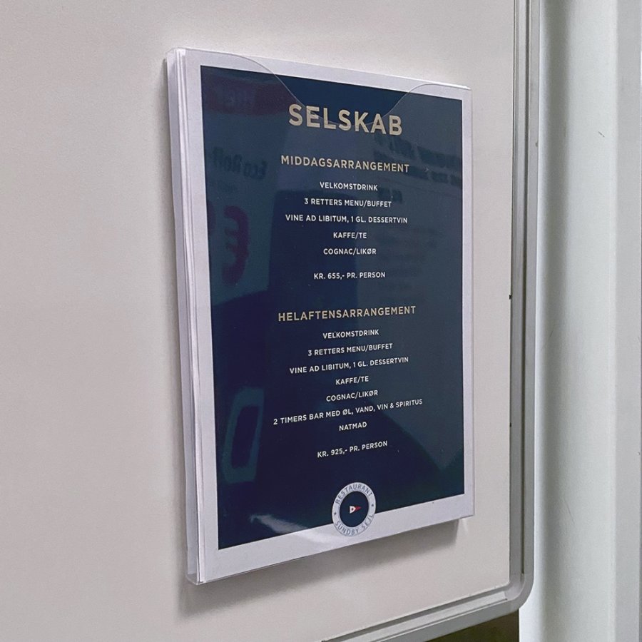 Magnetkassett 1 cm djup A5 Portr&auml;tt 21 x 14,8 cm