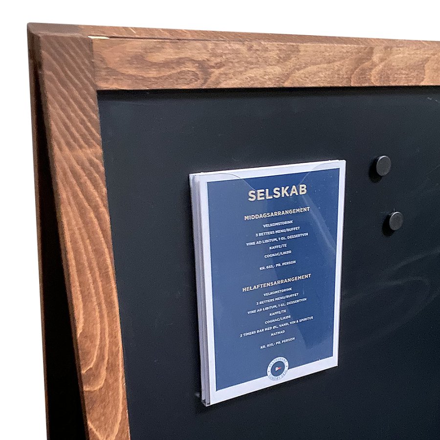 Magnetkassett 1 cm djup A5 Portr&auml;tt 21 x 14,8 cm