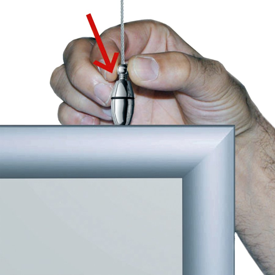 Stoppare f&ouml;r dubbelsidig Snap-Frame