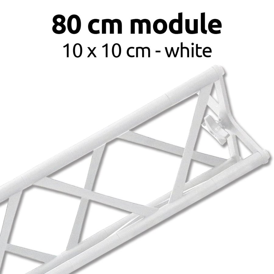CROWN TRUSS 10x10, Modul 80cm - vit