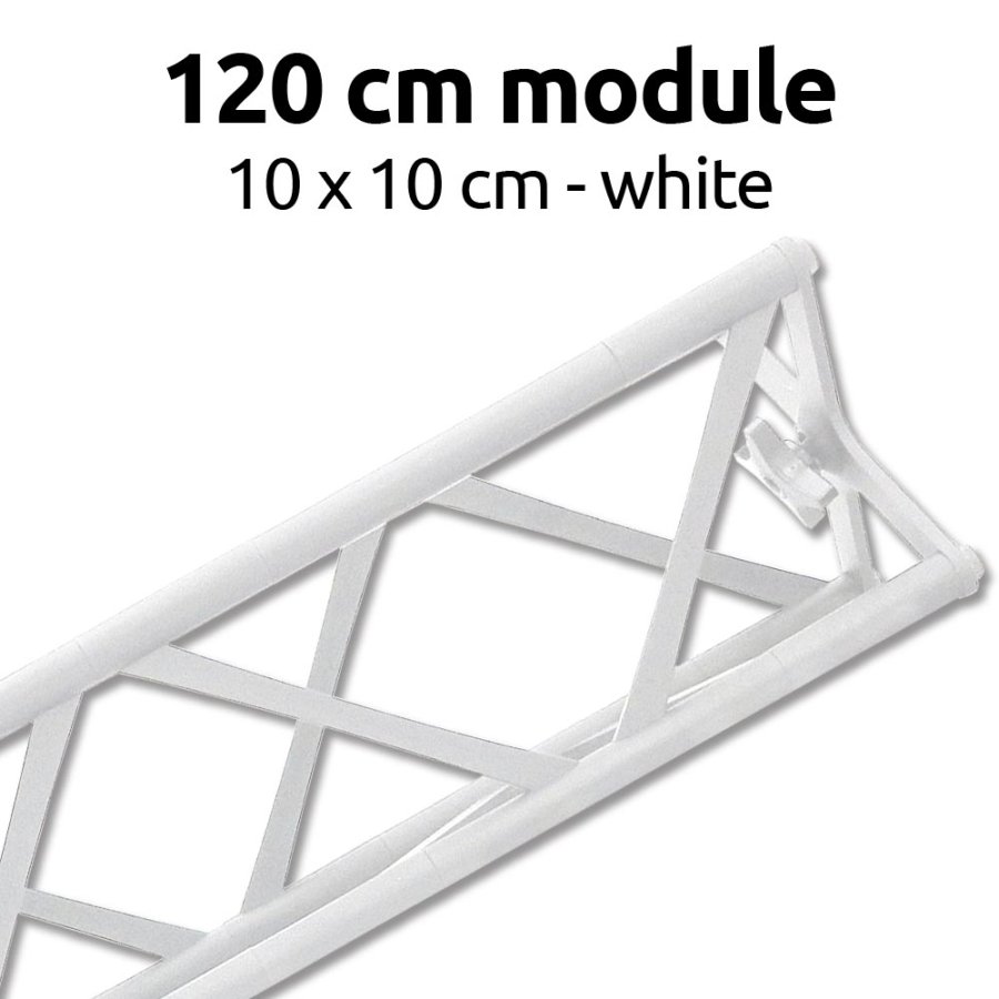 CROWN TRUSS 10x10, Modul 120cm - vit